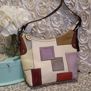 ETIENNE AIGNER LEATHER PATCHWORK CROSSBODY
